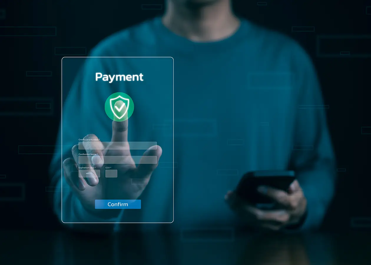 Secure POS payment system for business transactions